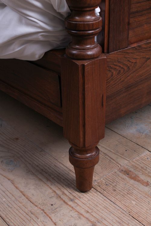 fig 1. Attractive simple French rosewood double bed