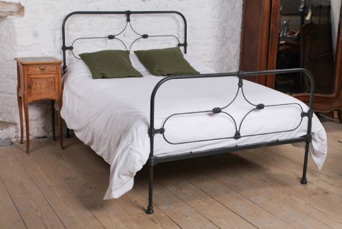 Attractive All Iron Irish Double Bed