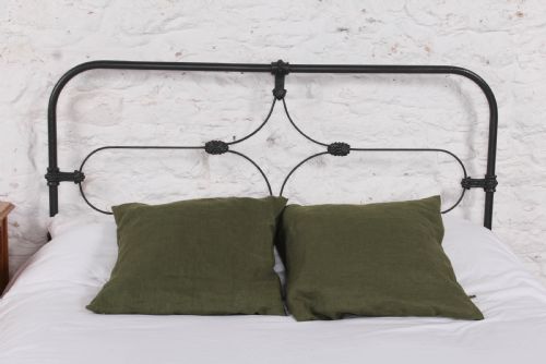 fig 3. Attractive all iron Irish double bed