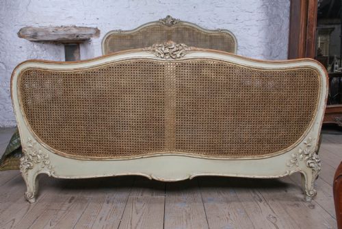 fig 2. Lovely Louis XVI style caned king size bed