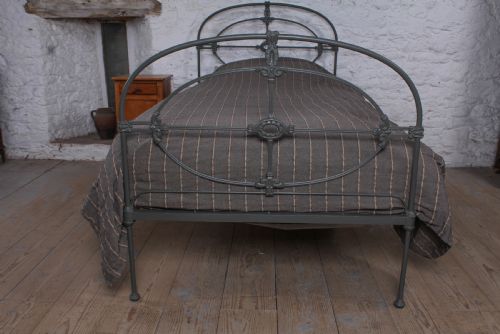 fig 1. Super single Irish all iron single bed