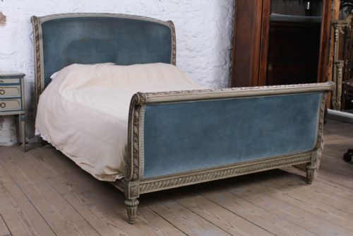 fig 1.  French upholstered king size Lit Bateau