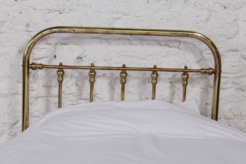 fig 2. Attractive Victorian all brass single bed