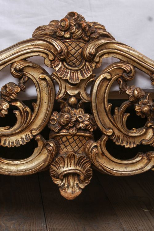 fig 2. Spectacular Rococo Italian gilded super king size bed 