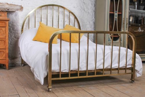 Individual Stylish French Double Brass Bed