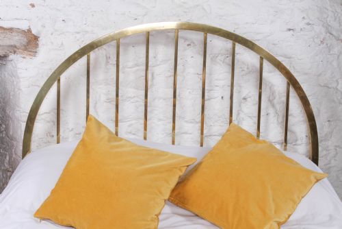 fig 1. Individual stylish French double brass bed