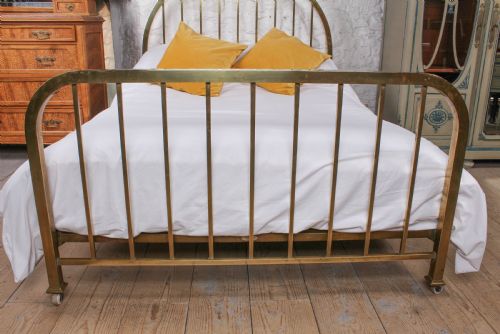 fig 2. Individual stylish French double brass bed