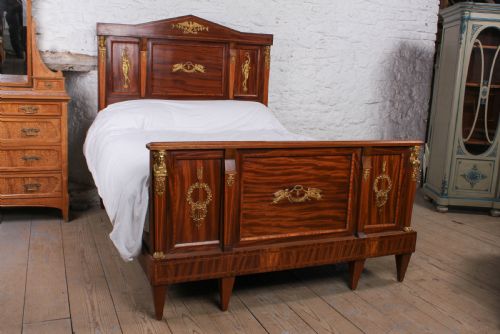 fig 1. Handsome Napoleon 11 Empire style king size bed