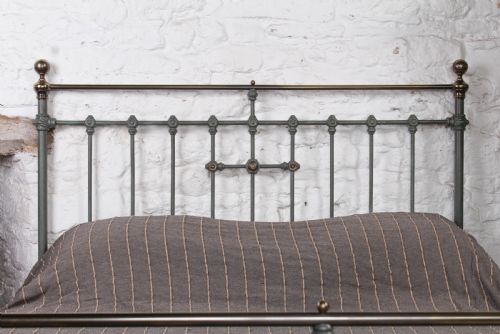 fig 2. Lovely individual restored hand finished king size bed 