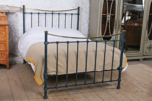 Classic Edwardian Square Tube Dip Rail Bed