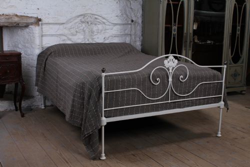Pretty King Size Forged Iron Bed