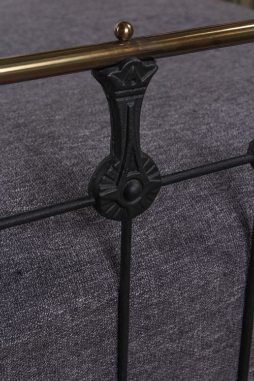 fig 2. Classic Victorian 5Ft king size brass and iron bed