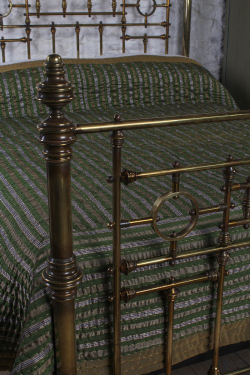 fig 3. Handsome Victorian all brass king size bed