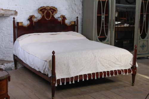 Early Napoleon Style Mahogany King Size Bed C1830