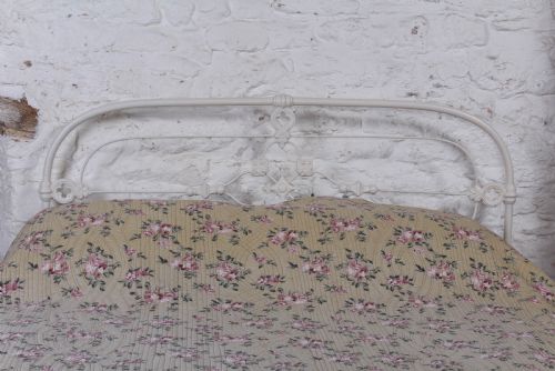 fig 1. Gorgeous rare all Iron Irish king size bed