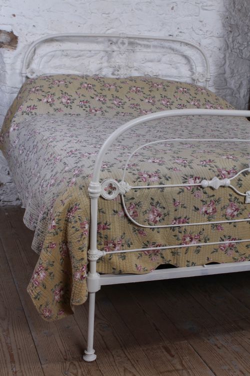 fig 3. Gorgeous rare all Iron Irish king size bed
