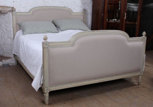 Lovely French Empire Style Upholstered Super King Size Bed