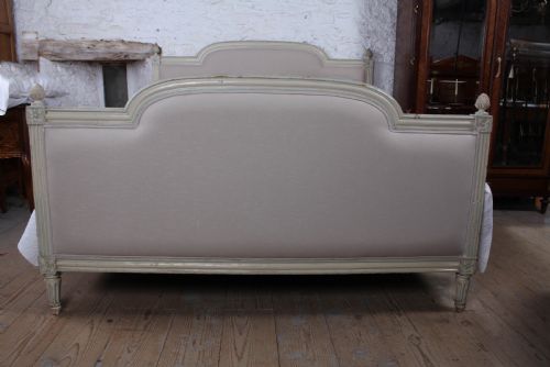 fig 1. Lovely French Empire style upholstered super king size bed