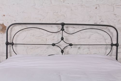 fig 1. All iron Irish king size no end bed 