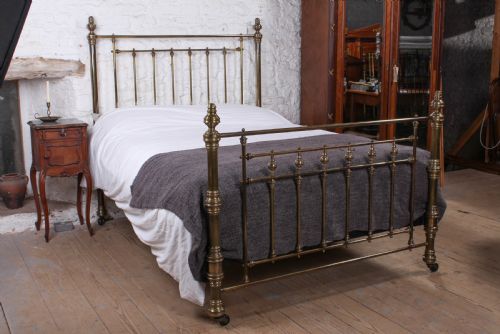 fig 1. Handsome Victorian all brass king size bed