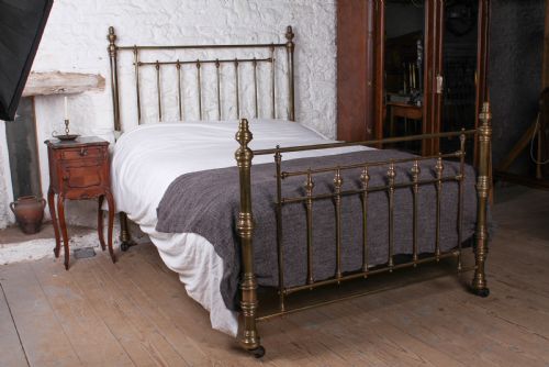 fig 2. Handsome Victorian all brass king size bed