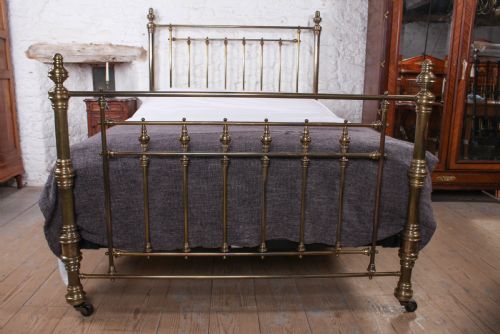 fig 3. Handsome Victorian all brass king size bed