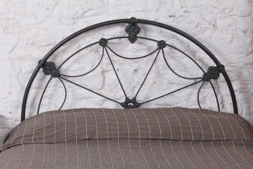fig 1. Lovely all iron no end double bed