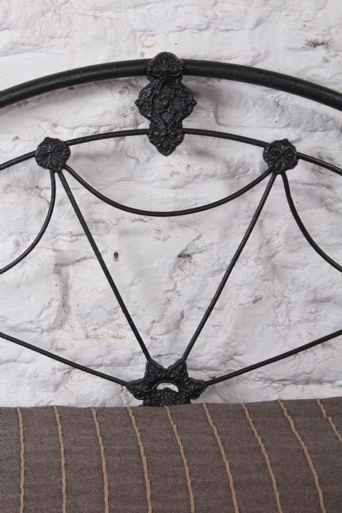 fig 2. Lovely all iron no end double bed