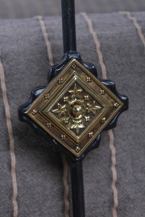 fig 3. Fabulous Victorian brass and iron double bed