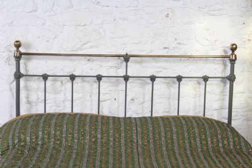 fig 3. Double classic Victorian bed in lovely colour