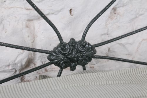 fig 1. Lovely Victorian iron and brass no end double bed