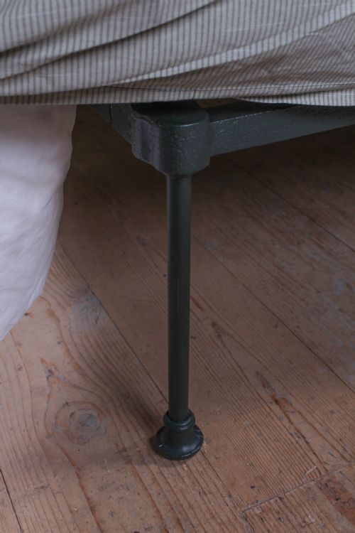 fig 4. Lovely Victorian iron and brass no end double bed