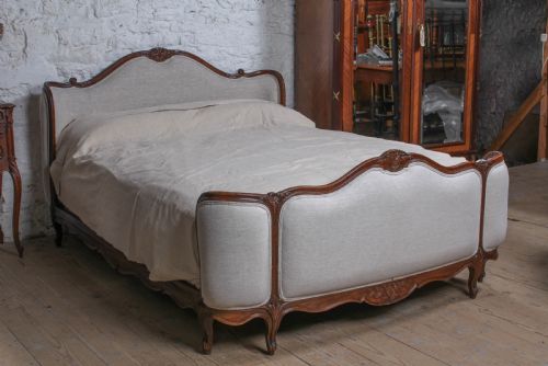 Beautiful Double Corbeille Louis Xv Style King Size Bed