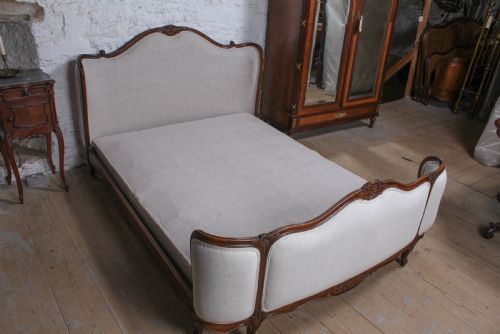 fig 1. Beautiful double corbeille Louis XV style king size bed