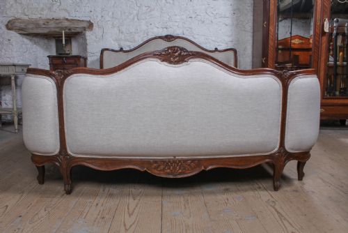 fig 2. Beautiful double corbeille Louis XV style king size bed