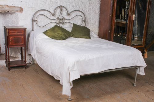Lovely Early All Iron Double No End Double Bed