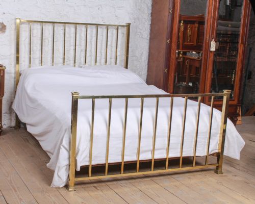 Lovely Simple All Brass French King Size Bed