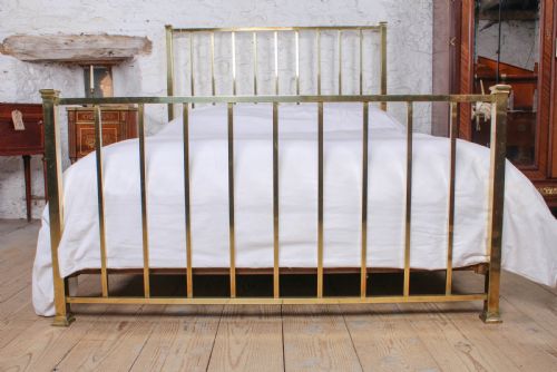 fig 1. Lovely simple all brass french king size bed