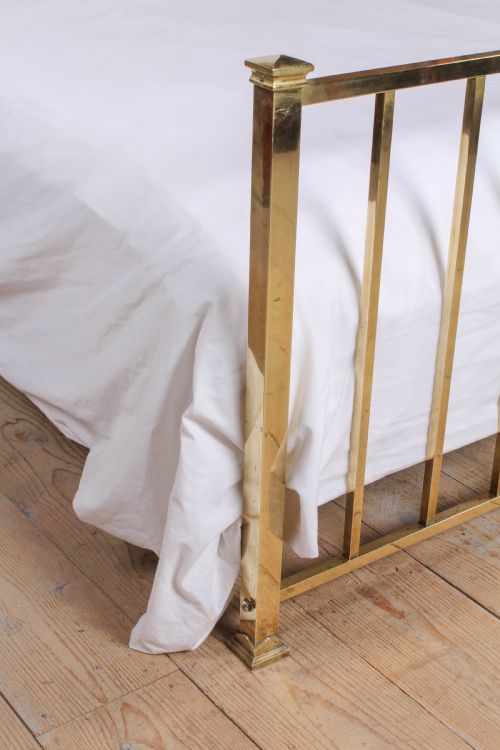 fig 2. Lovely simple all brass french king size bed