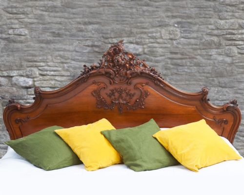 fig 4. Incredible  rare Louis XV style bedroom suite with super king size bed