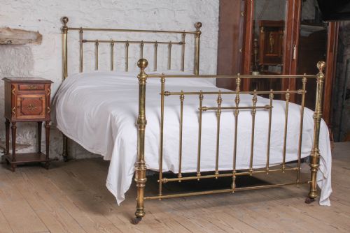 Handsome Good Quality Classic All Brass Victorian King Size Bed