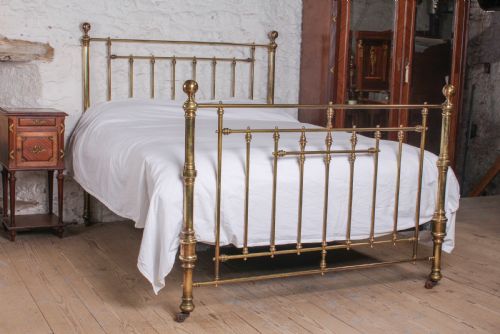 fig 1. Handsome good quality classic all brass Victorian king size bed