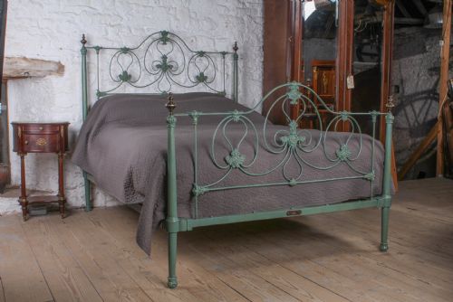 Absolutely Lovely King Size Brass and Iron Bed by Winfield and Co