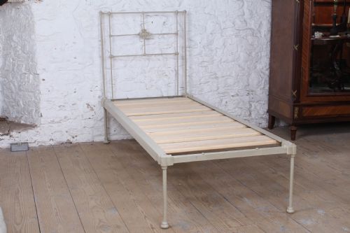 Very Early Victorian Small Single Iron No End Bed