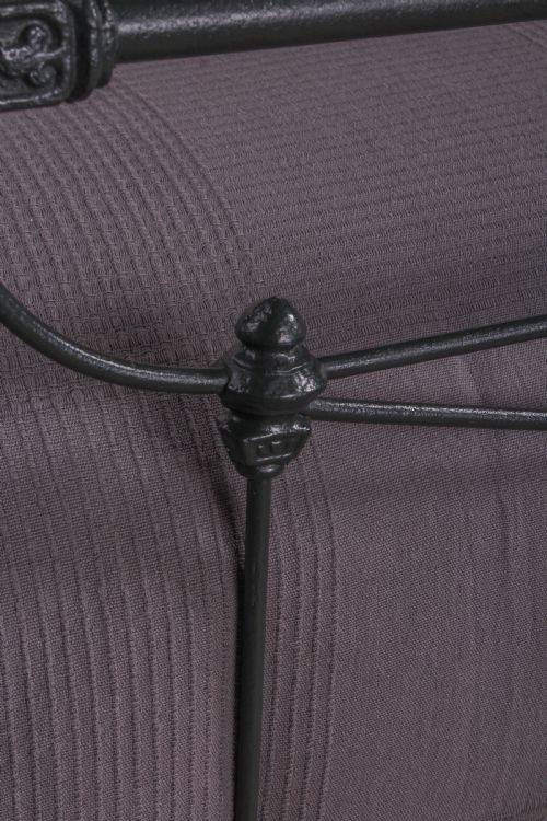 fig 2. Pleasingly simple 5Ft  Spanish iron king size bed