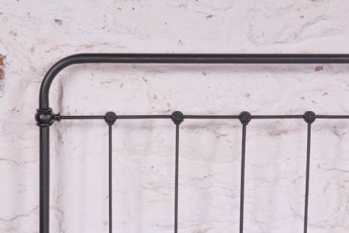 fig 1. Fashionably simple French all iron double no end bed