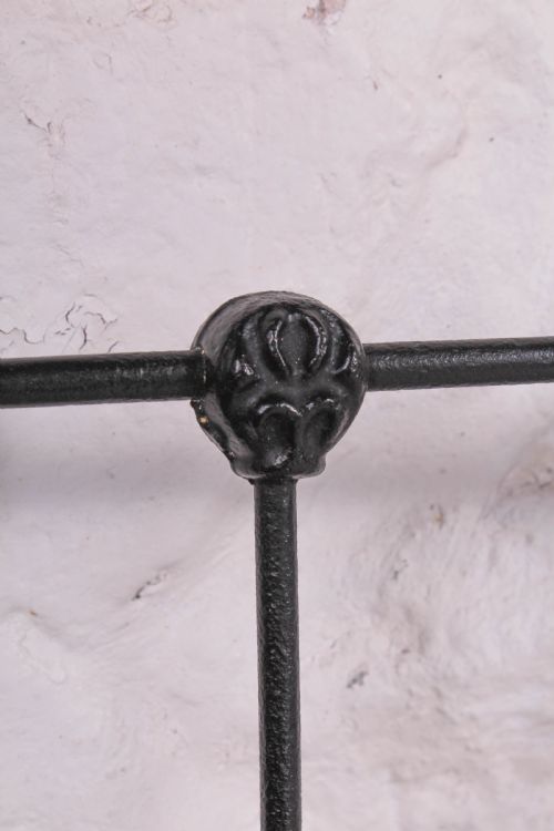 fig 2. Fashionably simple French all iron double no end bed
