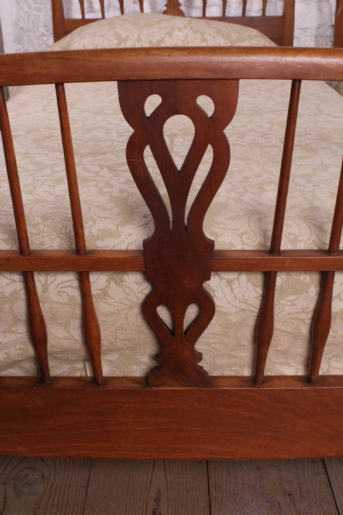 NICE PAIR OF HEALS OAK SINGLE BEDS - ADDITIONAL PHOTO 2