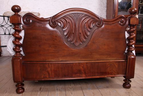 fig 3. Fabulous quality solid mahogany king size bed