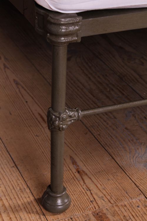 fig 1. Attractive All Iron Irish Kingsize No End Bed.